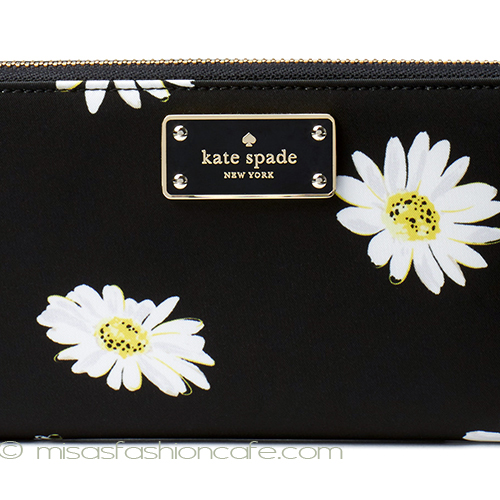 （画像用） ケイトスペード　長財布 デイジーのお花と蜜蜂