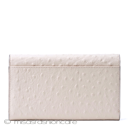 （画像用） ケイトスペード　バッグ財布 オーストリッチ　クラッチ