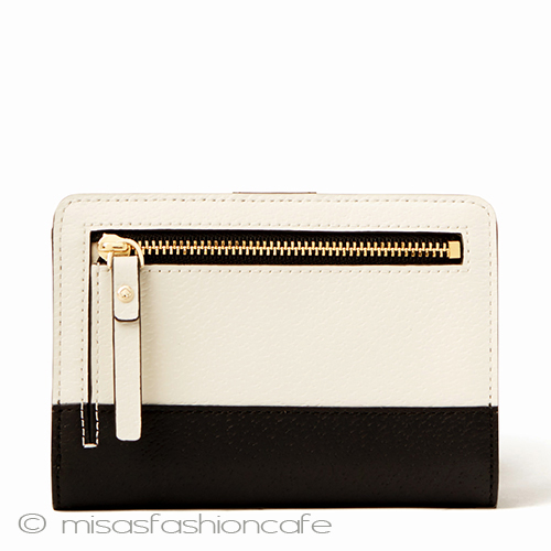 （画像用） ケイトスペード 　財布 二つ折り　２トーン