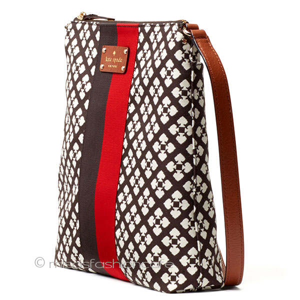 （画像用） ケイトスペード　バッグ キャンバス　ブラウン