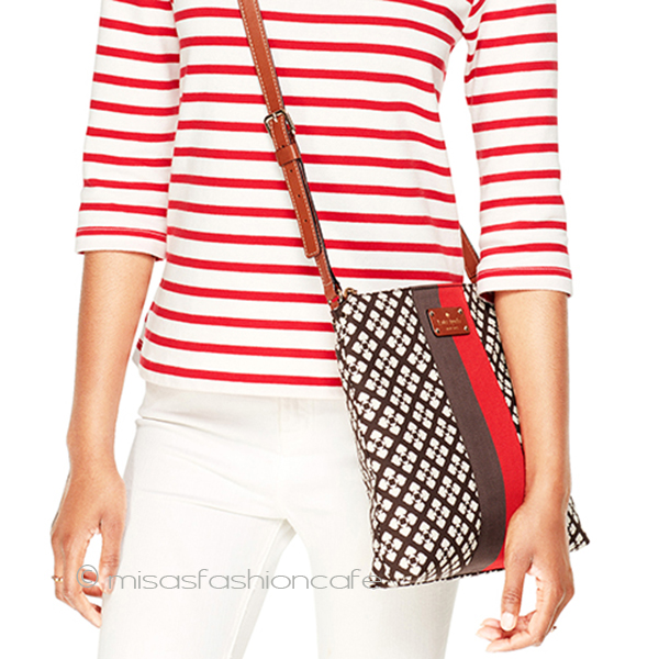 （画像用） ケイトスペード　バッグ キャンバス　ブラウン