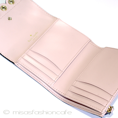 （画像用） ケイトスペード　お財布 二つ折り　スタッズ