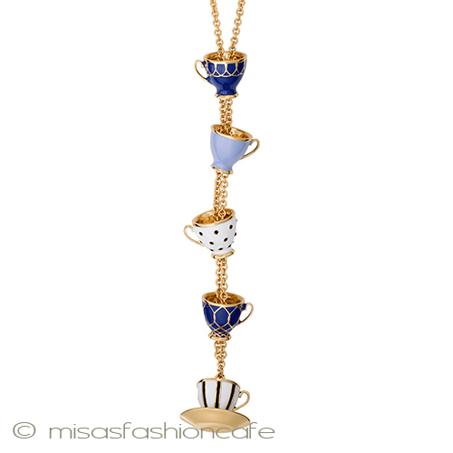 （画像用） ケイトスペード　ネックレス ティーカップ＆ソーサー