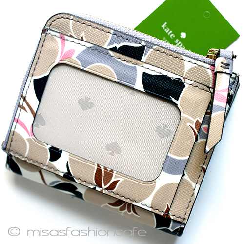 （画像用） ケイトスペード　お財布 二つ折り　フローラル