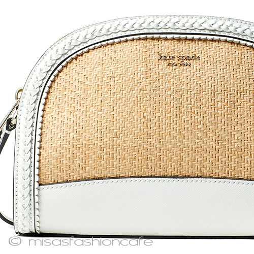 （画像用） ケイトスペード　白革 　ショルダーバッグ