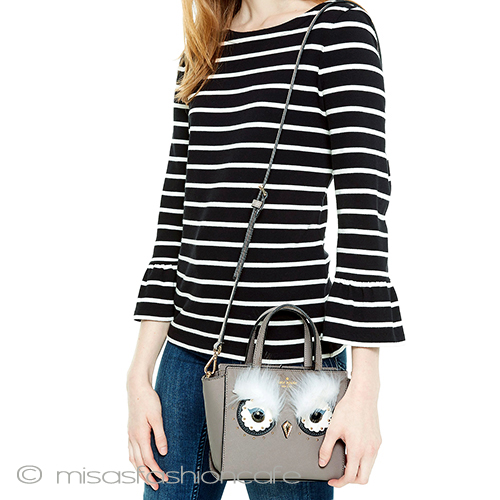 （画像用） ケイトスペード　ふくろう鳥 ショルダー兼ハンドバッグ