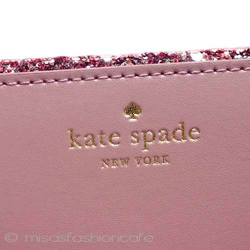 （画像用） ケイトスペード　お財布 グリッター二つ折り