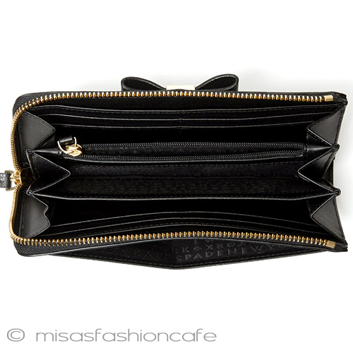 （画像用） KateSpade　NY リボン　長財布