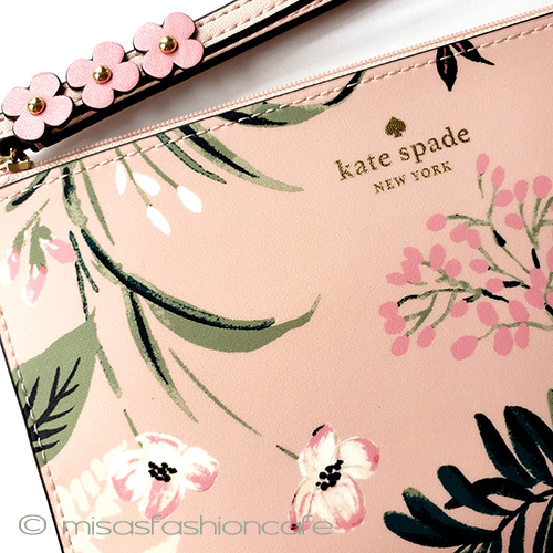 （画像用） ケイトスペード 花柄 リストレットバッグ
