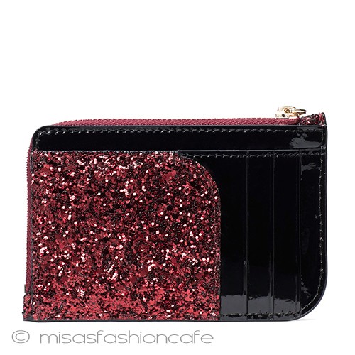 （画像用） ケイトスペード　ミニ財布 キラキラ・コンパクト