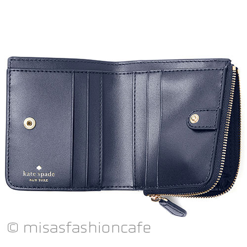 （画像用） ケイトスペード　お財布 二つ折り　グリッター