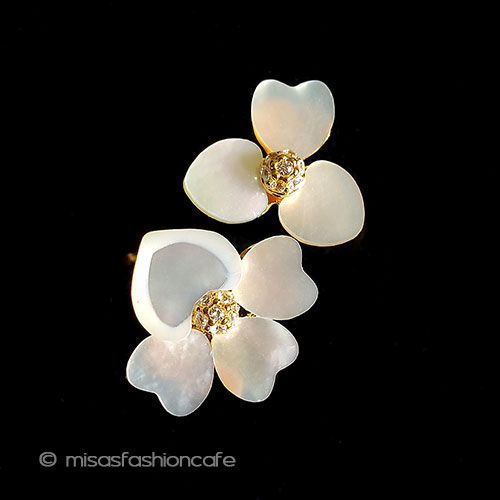 （画像用） ケイトスペード　リング ビジューフラワー　指輪