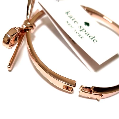（画像用） ケイトスペード　バングル りぼん　ブレスレット