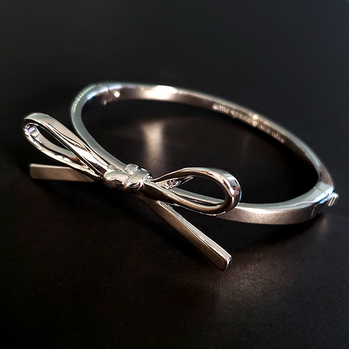 （画像用） ケイトスペード　バングル りぼん　ブレスレット