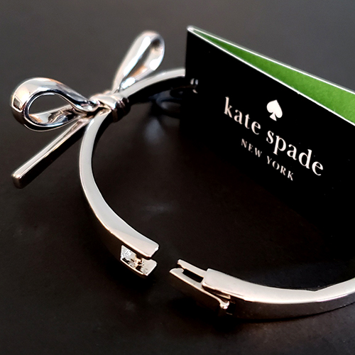 （画像用） ケイトスペード　バングル りぼん　ブレスレット