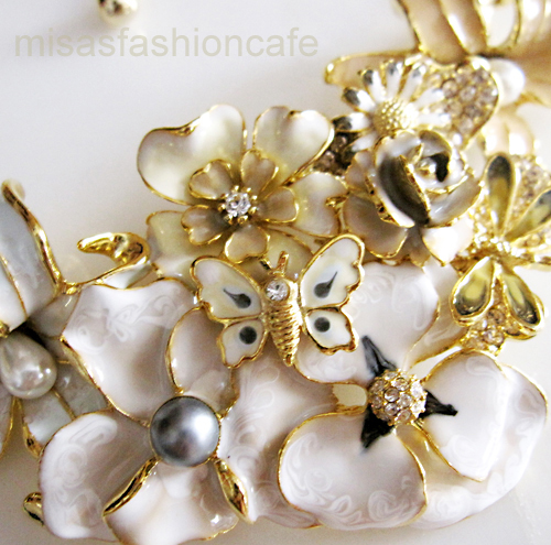 （画像用） パステル フラワーガーデン 　KJL お花畑　ネックレス