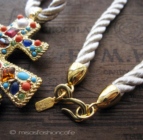 （画像用） KJL ネックレス 　ジュエル クロス