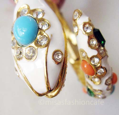 （画像用） KJL花柄スネークバングル