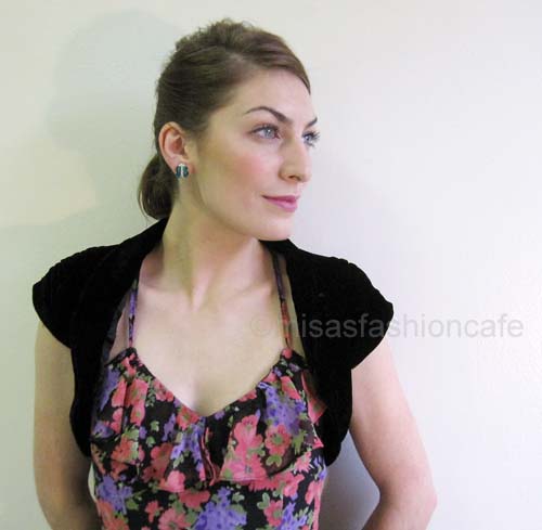 （画像用） てんとう虫イヤリング