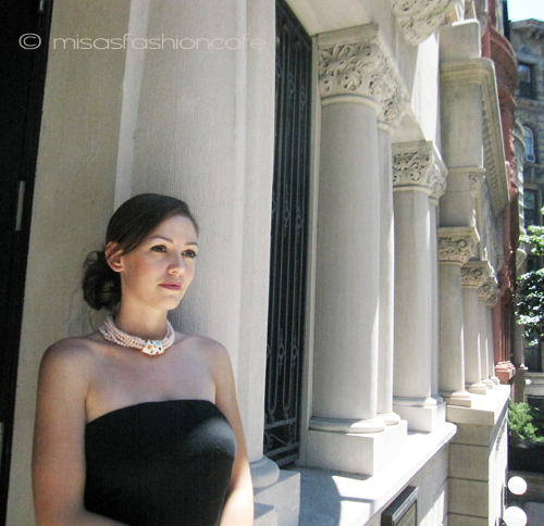 （画像用） KJL ネックレス 　７連　ジュエル