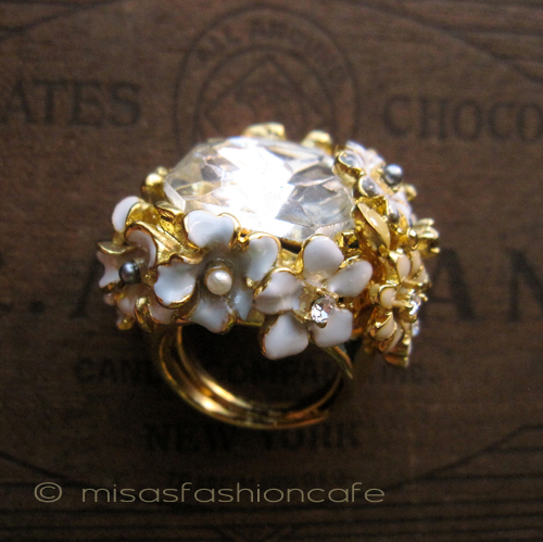 （画像用） パステル フラワーガーデン KJL クリスタル　リング