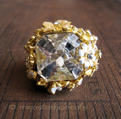 （画像用） パステル フラワーガーデン KJL クリスタル　リング