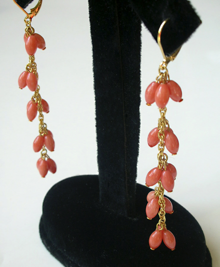 （画像用） KJL コーラル ピアス