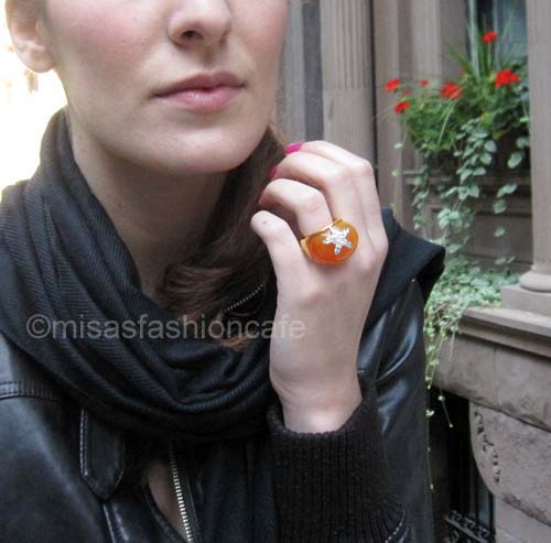 （画像用） KJL 　アンバー星リング