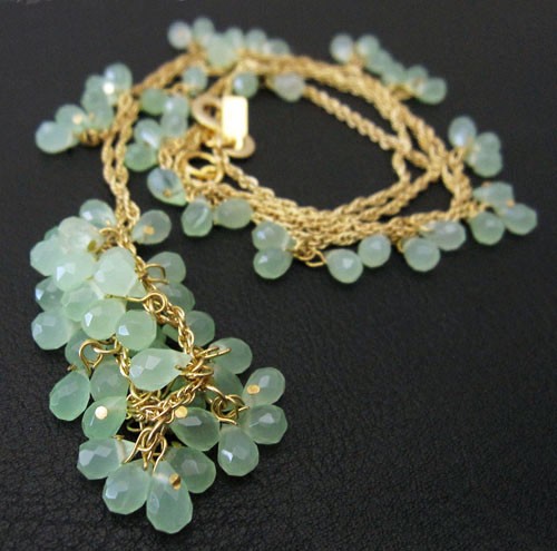 （画像用） マスカット・ドロップ　 ネックレスKJL