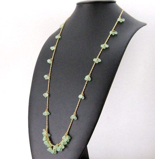 （画像用） マスカット・ドロップ　 ネックレスKJL