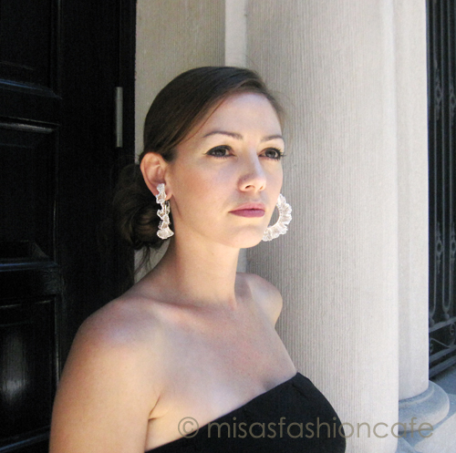 （画像用） Lavish ピアス　 銀製 スターリング・フープ