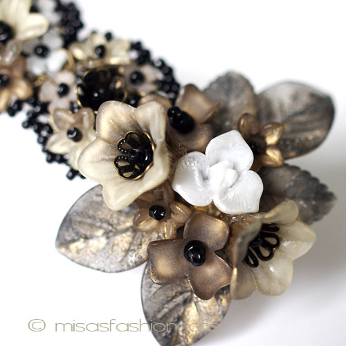 （画像用） ヘアーバレッタ フランス製　花　再販