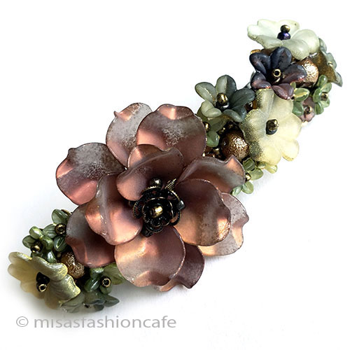 （画像用） ヘアーバレッタ　再販 お花　フラワーブーケ