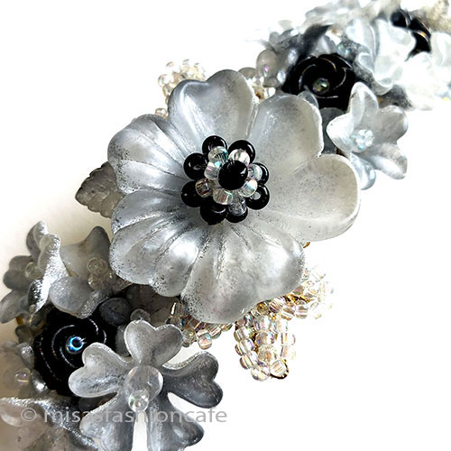 （画像用） ヘアーバレッタ　再販 お花　フラワーブーケ