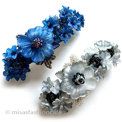 （画像用） ヘアーバレッタ　再販 お花　フラワーブーケ