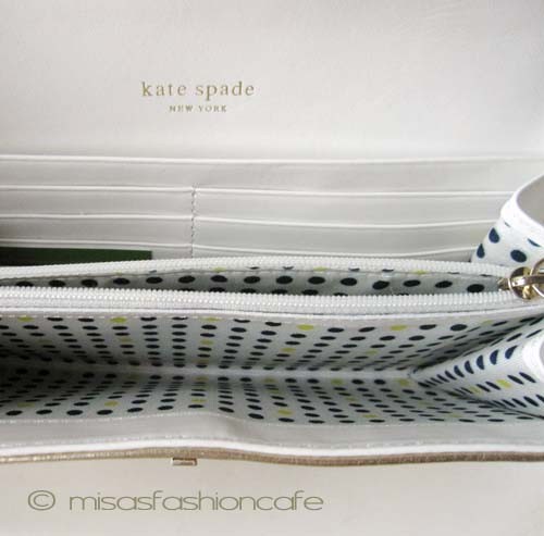 （画像用） ケイトスペード 　お財布 ゴールド