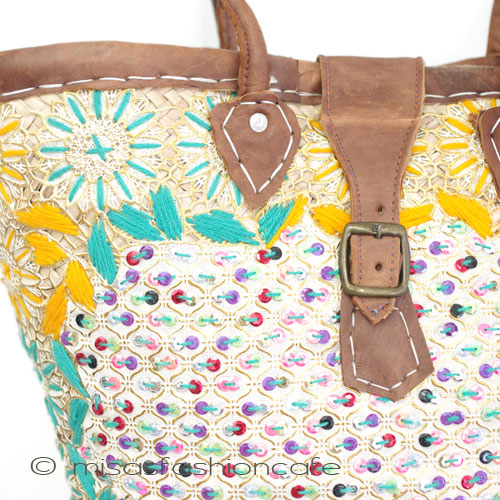 （画像用） モロッコ製 かごバック　