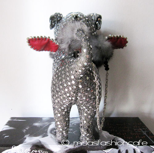 （画像用） クラッチ＆ハンドバッグ 再販!パグ（ビジュー天使）