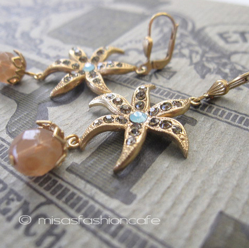 （画像用） ピアスまたはイヤリング フランス製　フラワー