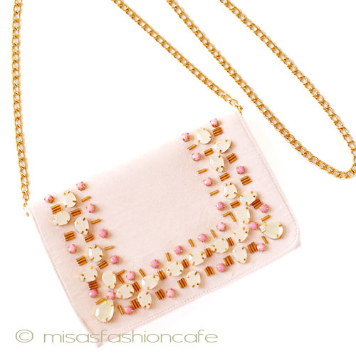 （画像用） ビジュー　バッグ ショルダーチェーン付属