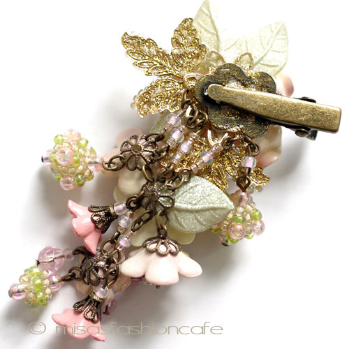 （画像用） お花ヘアクリップ再販 カリフォルニア製