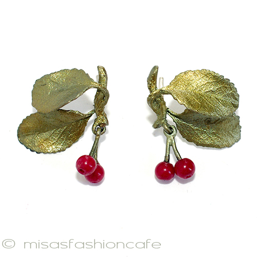 （画像用） Michaud ピアス チェリー