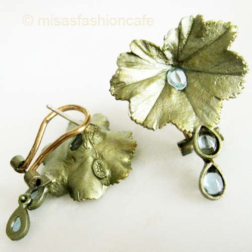 （画像用） Michaud ピアス　再販！ ブルートパーズの雫