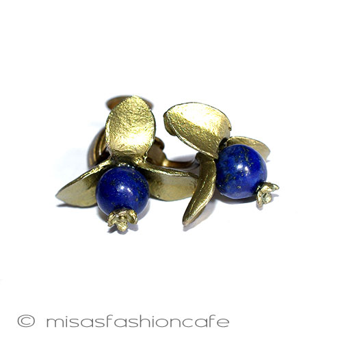 （画像用） マイケルミショー再販！ ブルーベリーイヤリング