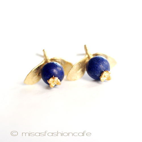 （画像用） マイケルミショー・ピアス 24Kgpブルーベリー再販