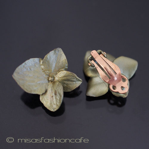 （画像用） Michaud イヤリング 　紫陽花 あじさい