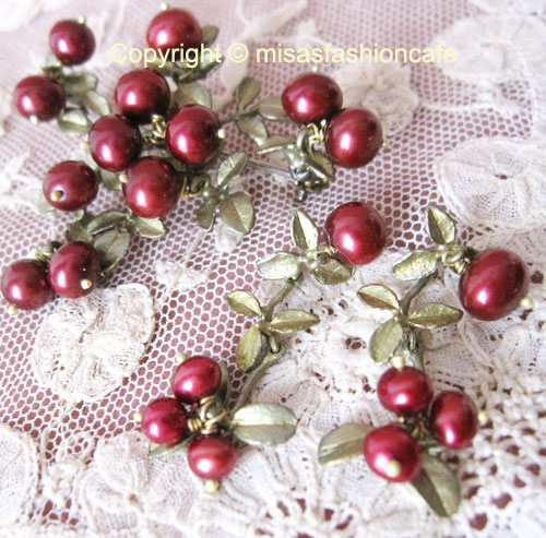 （画像用） Michaud マイケルミショー クランベリー ピアス