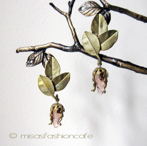 （画像用） Michaud ピアス　再販！ バラのつぼみ