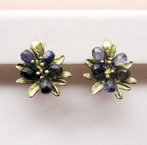 （画像用） マイケルミショー イヤリング 天然石・藤の花