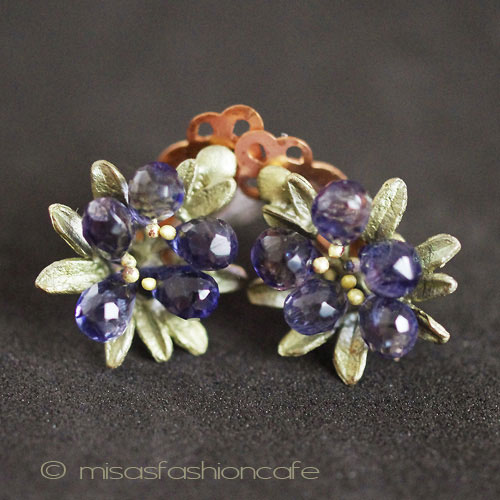 （画像用） マイケルミショー 藤の花　イヤリング